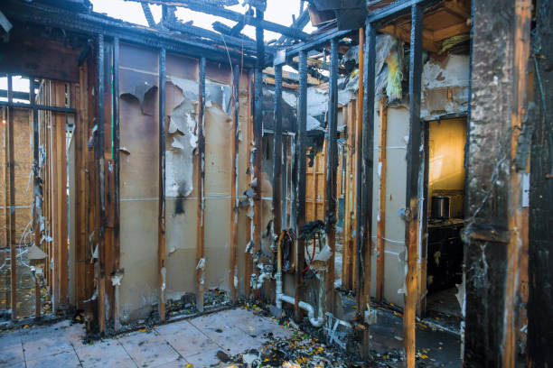Professional Emergency Fire Cleanup technician working in Germantown, MD